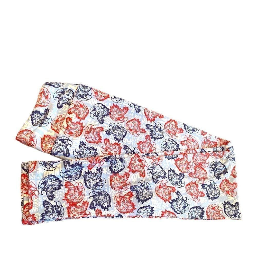 0735 LuLaRoe Red White Blue Eagles Tween Girls 8/10/12/14 Leggings New